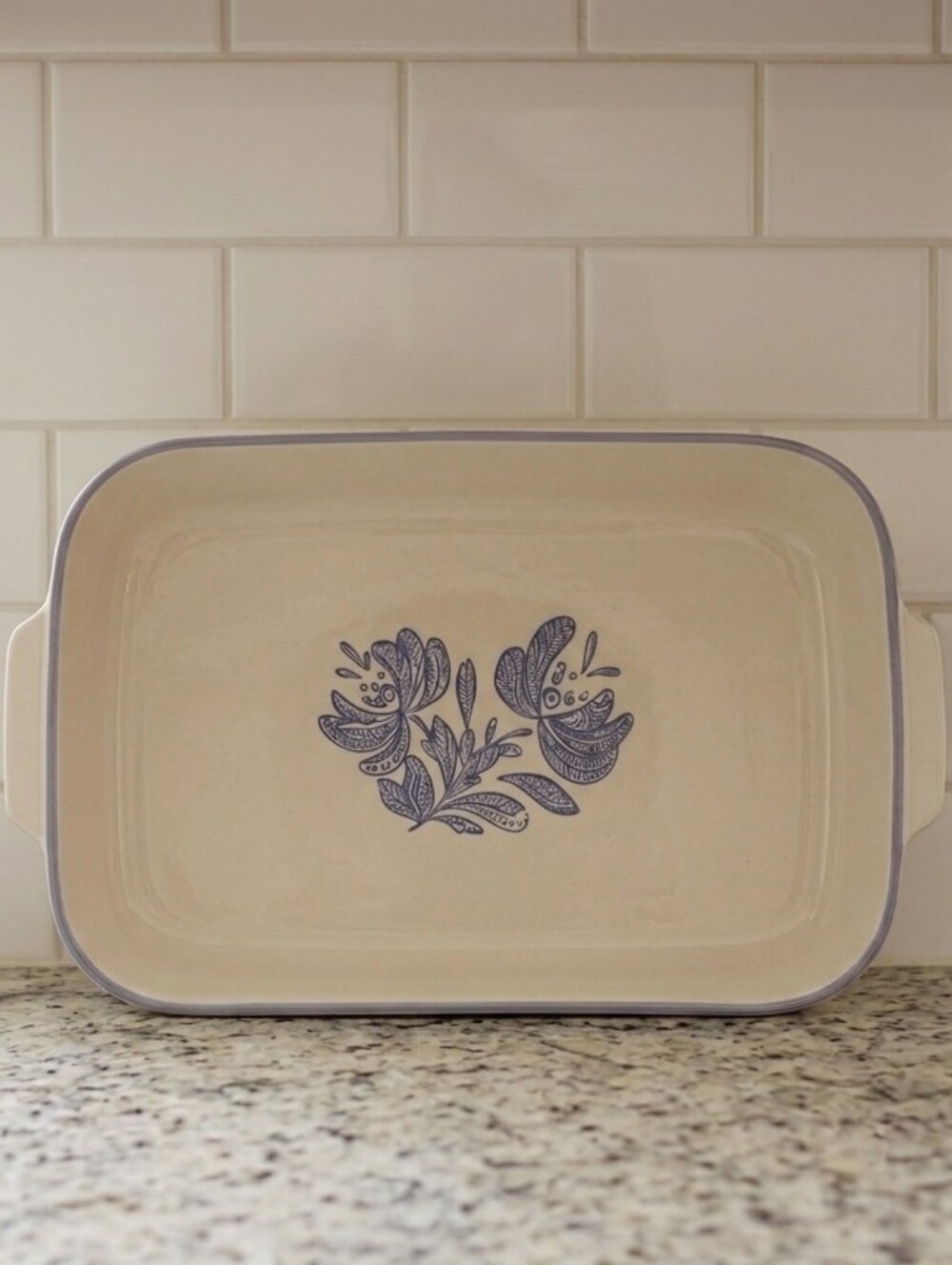 Pfaltzgraff Yorktowne Vintage Stoneware Rectangular Baking Dish